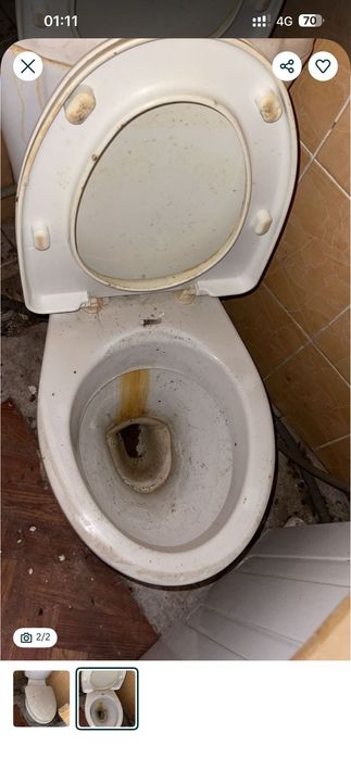 Унитаз в Косшы старый