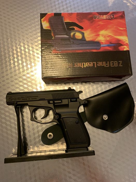 Bricheta anti-vant tip revolver husa pt cadou pistol nou CZ 83