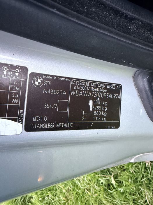 Motor bmw 320i benzina n43b20a 170cp e90 e91 e92 e93 e87 e81 e82 e88