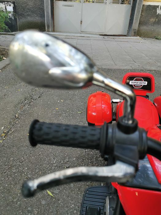 Червен акумулаторен мотор Motocross 1200CR 12V