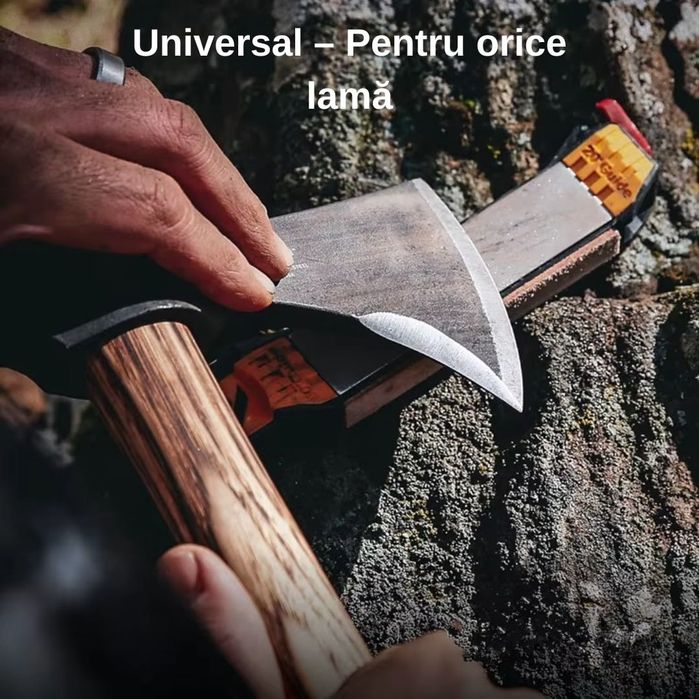 Sistem complet profesional de ascutire pentru cutite foarfeci topoare si dalti  4 in 1