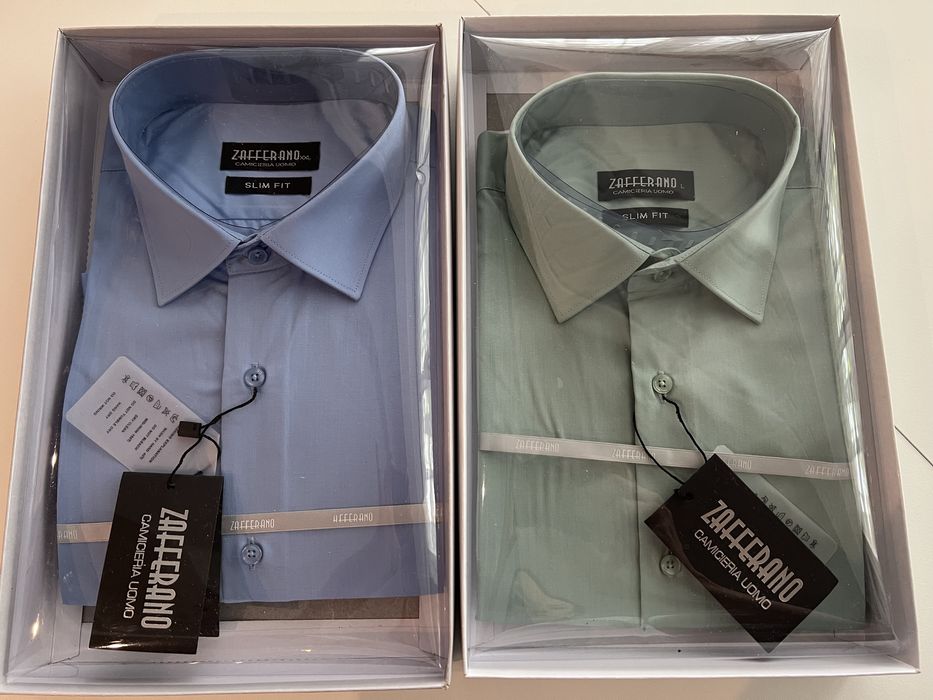 Рубашки мужские 50 и 46 размер Slim fit