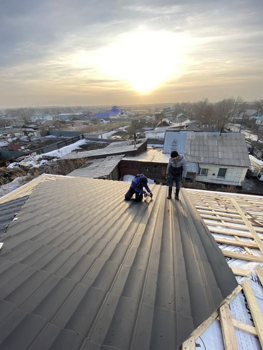 Ремонт крыш. Кровельные работы.  Листогиб