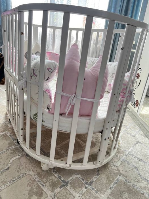 Продам детскую кроватку-трансформер