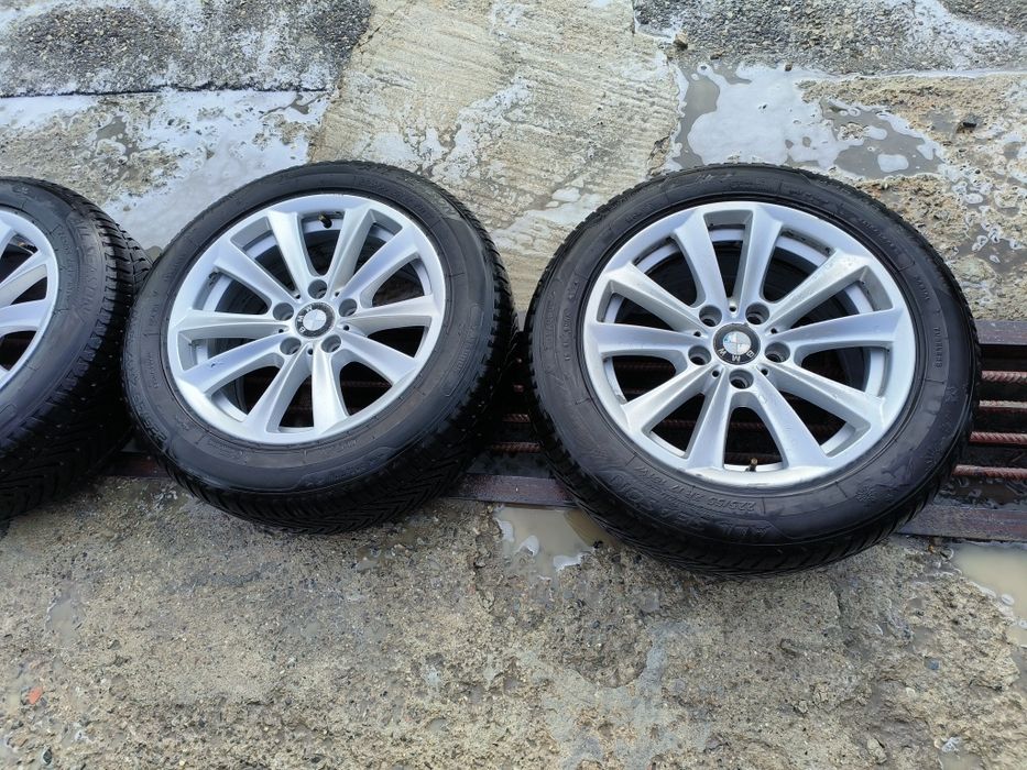 Set 4 jante originale BMW + anvelope All Season Taurus 225/55 ZR17