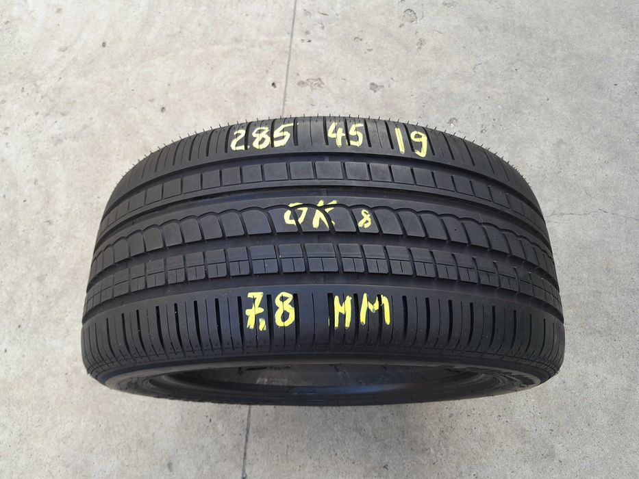 O anvelopa vara 285 45 19 pirelli p zero rosso profil de 7,8 mm
