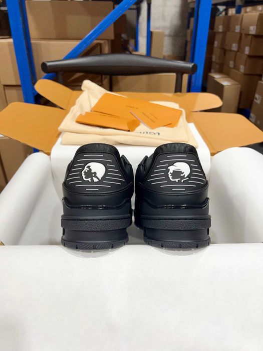 Negru Noul LV Bărbaţi Femei Pantofi