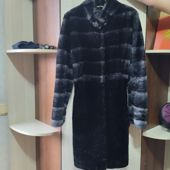 Шуба мутон женская