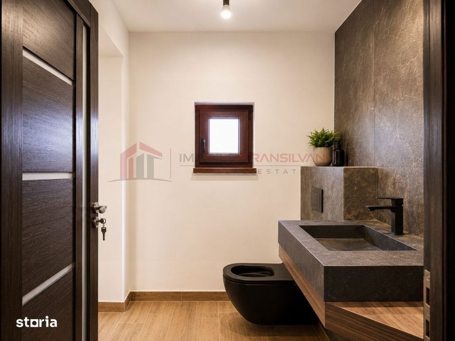 Casa moderna| Panorama | Garaj | Semineu
