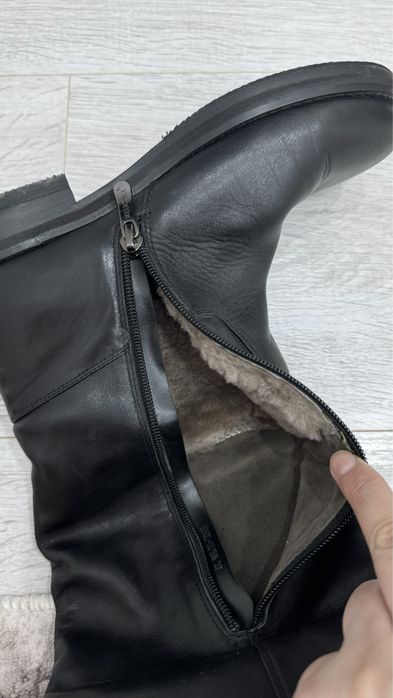 Продам сапоги  кожаные