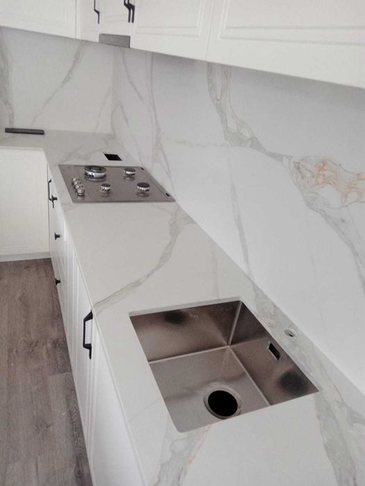 Blaturi de bucatarie din Qaurt compozit Calacatta