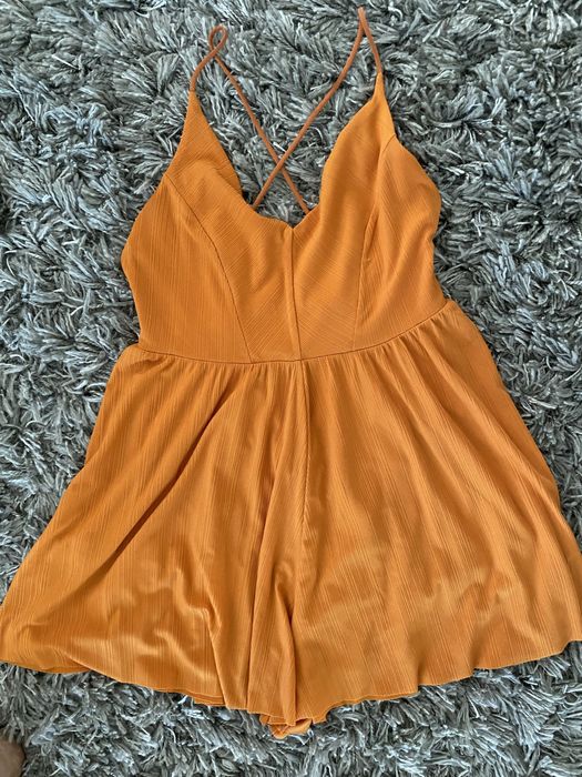 Salopeta portocalie zara