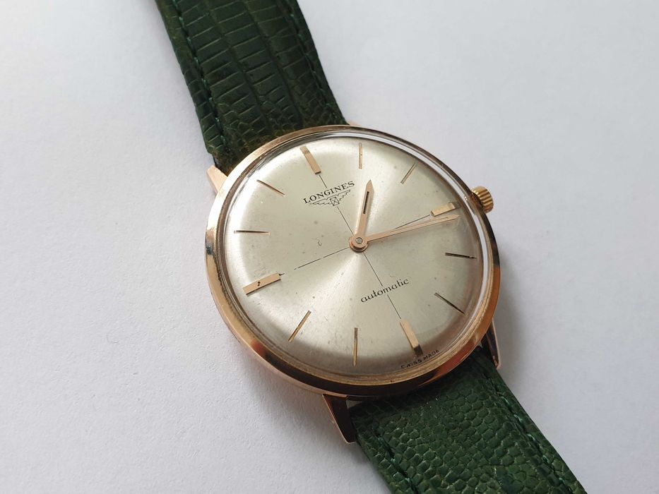 Ceas Longines automatic din aur 18K