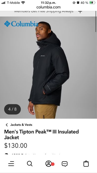 Geaca de iarna Columbia M Noua