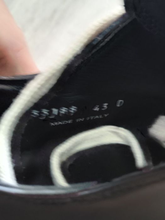 Rick Owens Ramones low leather black 43