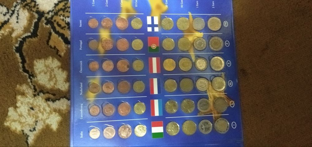 Коллекция евро монет