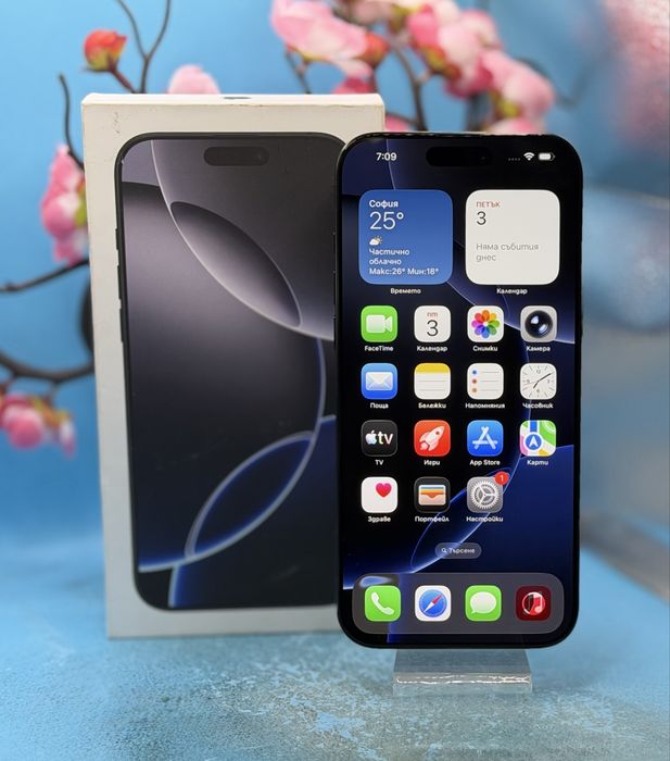 Apple iPhone 16 Pro Max, 256GB, 5G, Black Titanium