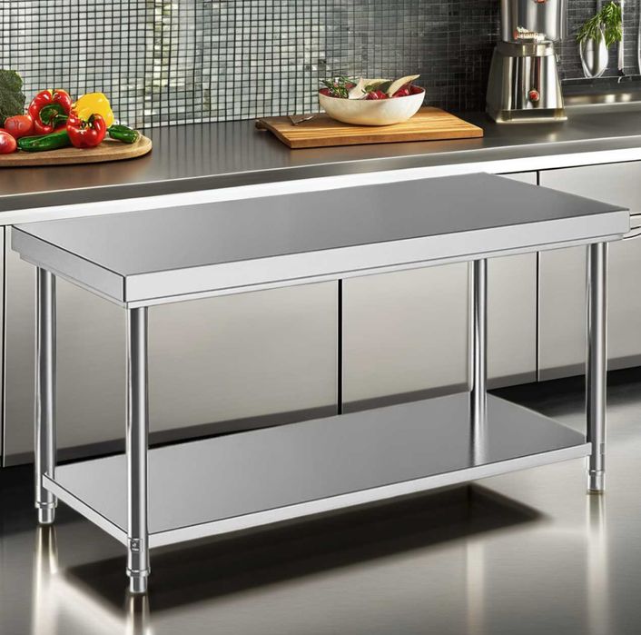 Mese inox cu polita cu rebord si fara ,factura ,transport gratuit