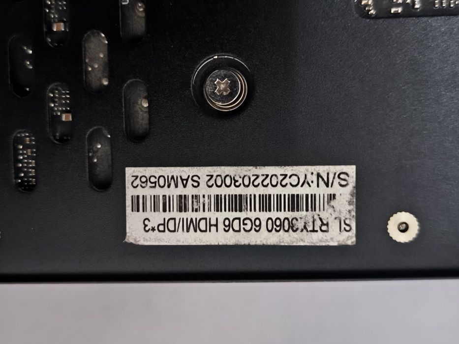 Nvidia RTX3060 6Gb GDDR6 Samsung HDMI