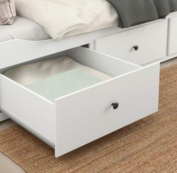 Vand pat divan Ikea Hemnes alb