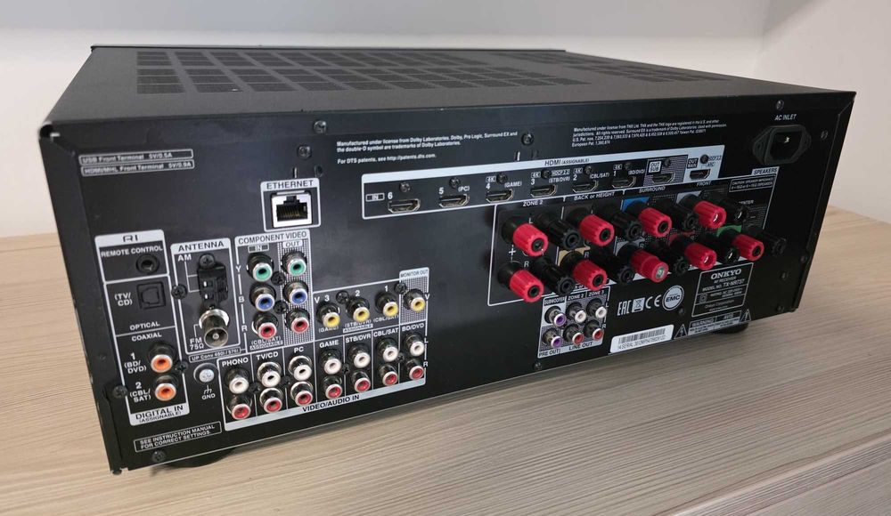 Amplificator statie receiver Onkyo TX-NR737, Bluetooth, WiFi, 7x 110W