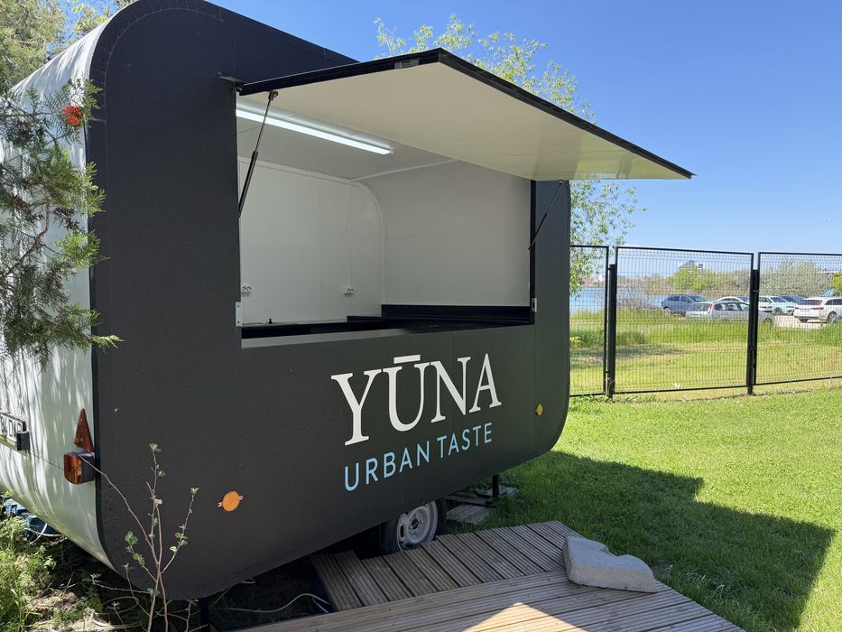 Food trailer / rulota comerciala, RAR, inmatriculata, 750 kg, noua