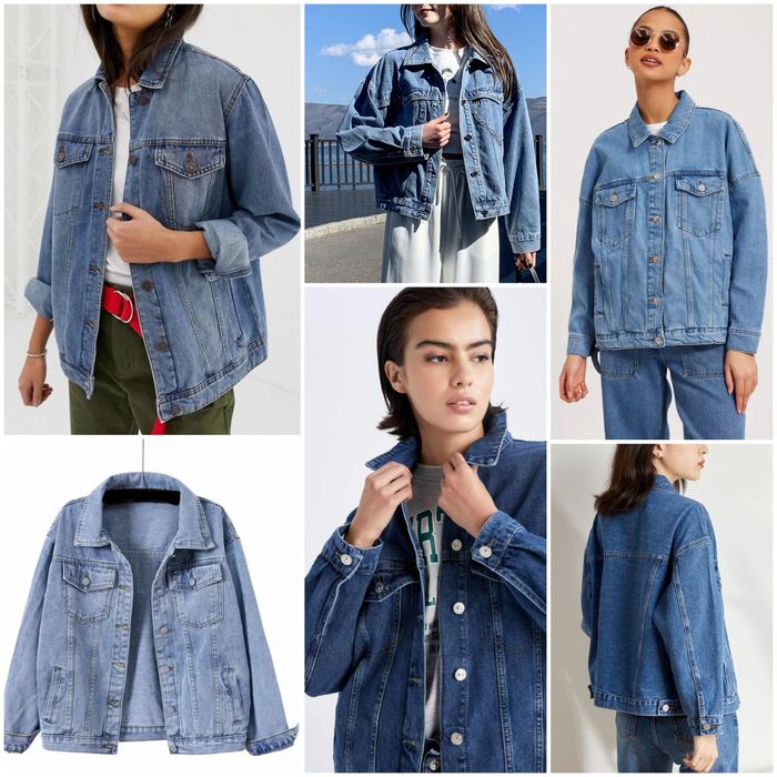 Крутые джинсовые куртки oversize. Пр-ль: США, Европа