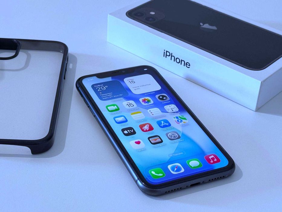 Бартер! Перфектен! iPhone 11 Black (Черен)