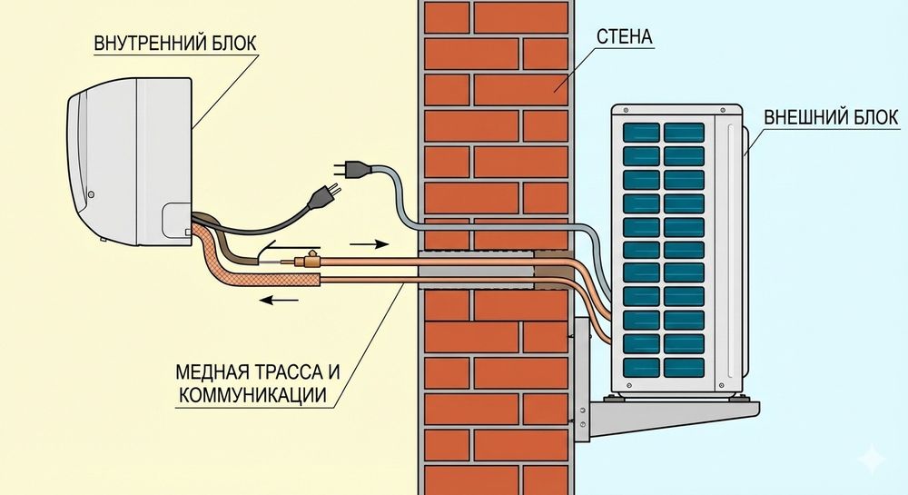 Установки кондиционер заправка фрйон чистка Кондиционера ремонти