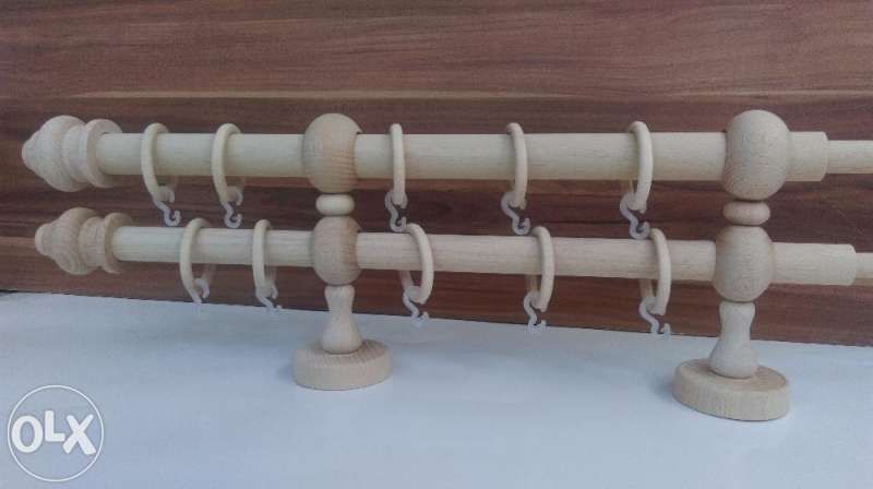 Дървен корниз. Букови корнизи за вашите пердета!