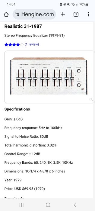 Egalizator Realistic