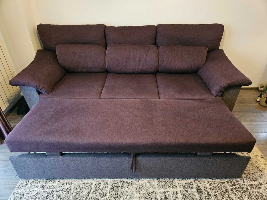 Canapea extensibila 3 locuri stofa