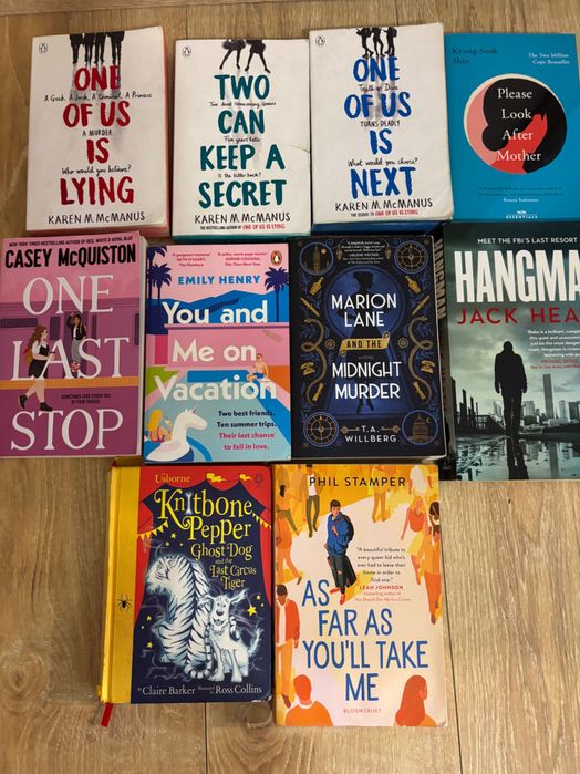 English language fiction books