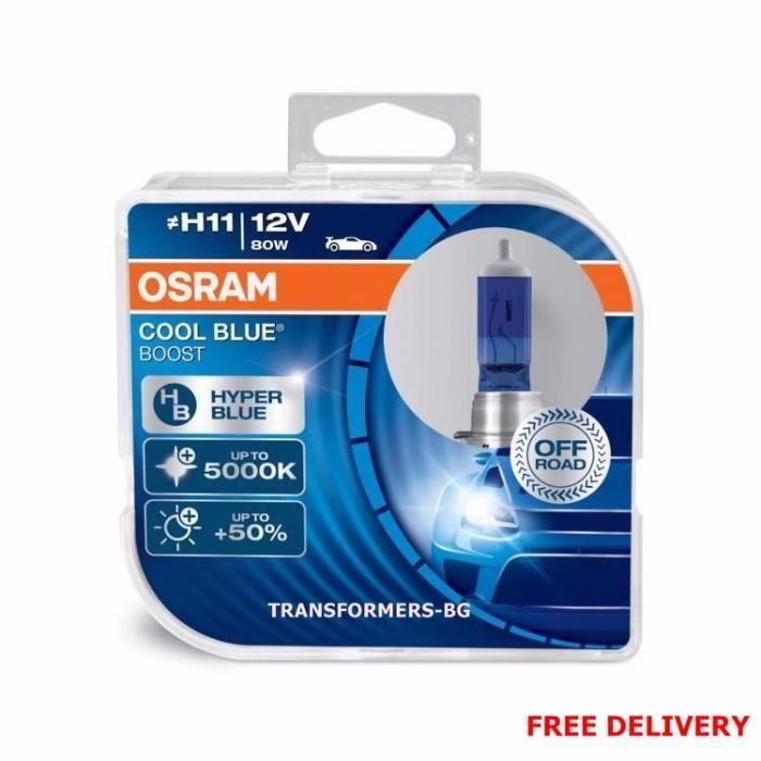 Осрам osram крушки h7 h4 h11 hb3 cool blue boost крушки за кола