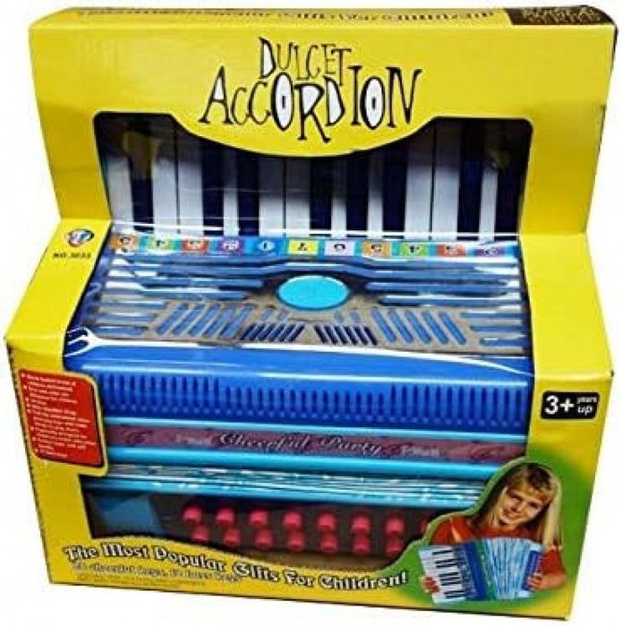 Детски акордеон Оранжев, Син