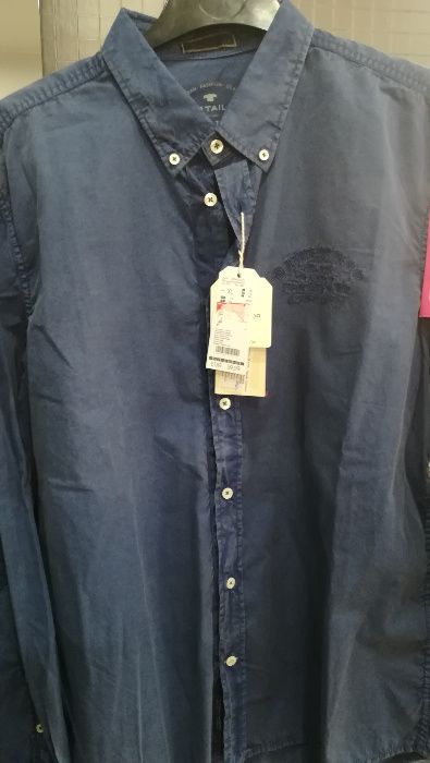 Tom Tailor S-XXXXL.-200 модела мъжки ризи с дълъг ръкав.Нови.Оригинал