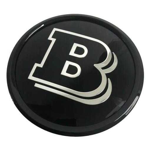Стъклена емблема BRABUS (B) лого Mercedes W205 W204 W213 W253 18.5 cm