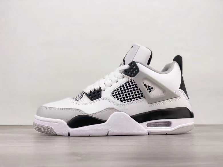 Nike Jordan Retro 4 Military Black Мъжки Дамски Маратонки 36-47