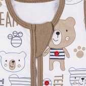 Спален чувал с двупосочен цип "Меченца" в бяло 1.5T