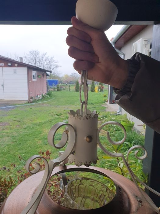 Lustra cupru vintage