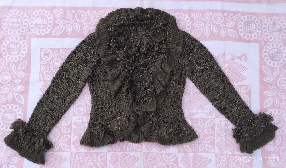 Женская ажурная кофта. Нарядная и красивая!
