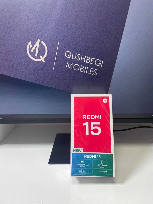 Новый! Redmi 15 6/128GB Sovg`aga osela boladi! Dostavka bor
