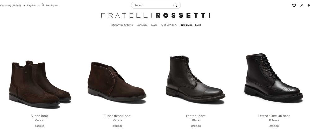 Ghete lace up 42.5 43 de lux Fratelli Rosetti lucrate manual piele nat