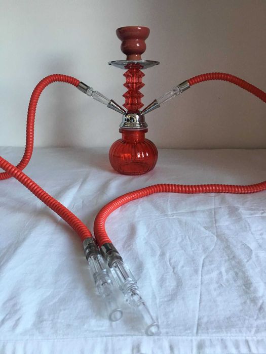 Narghilea / shisha nouă 2 furtune 30 cm. SIGILAT!