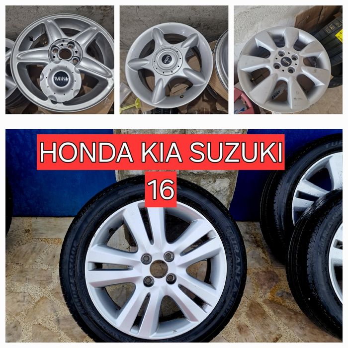 Honda  16 цола Оригинални алуминиеви джанти 4х100 56.1 централен