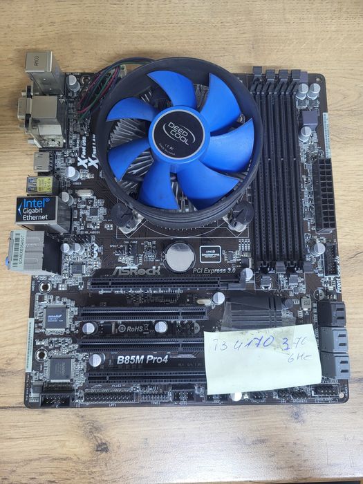 Продам материнская плата  + процессор