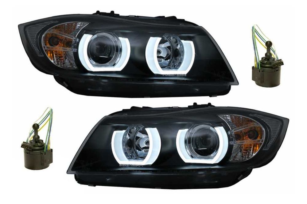Faruri 3D pentru BMW Seria 3 E90 / E91 Touring (03.2005-08.2008)