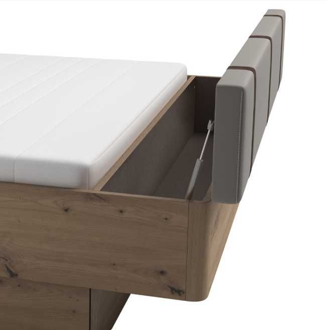 Pat Cu 2 Noptiere Prestige, Dimensiune Saltea WELLPUR 160 X 200 Cm