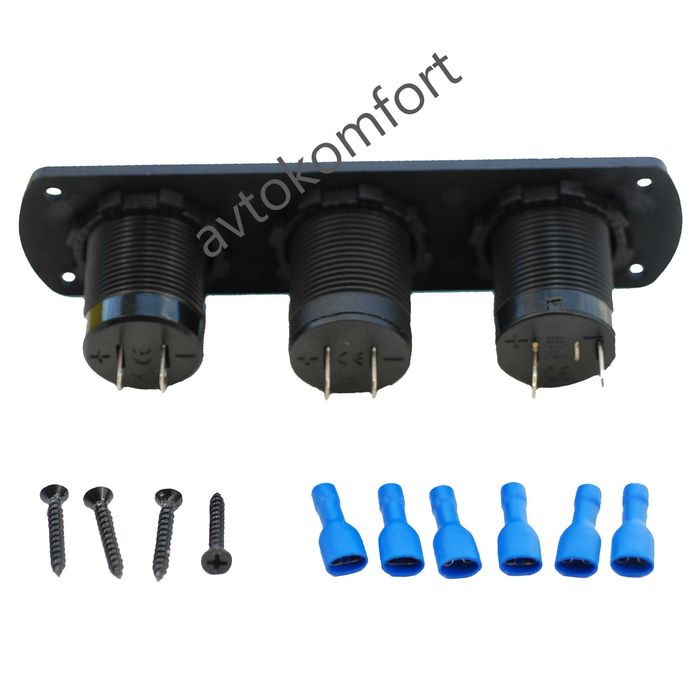 Волтметър  Букса За Запалка И Зарядно За Телефон И Таблет С USB Изходи