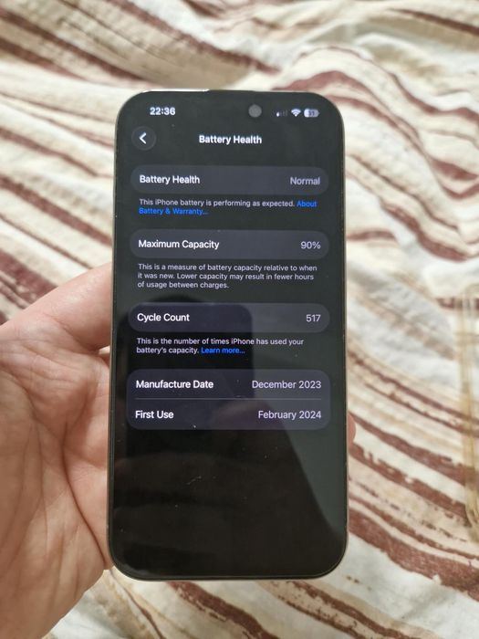 Vand/Schimb Iphone 15 pro 128gb